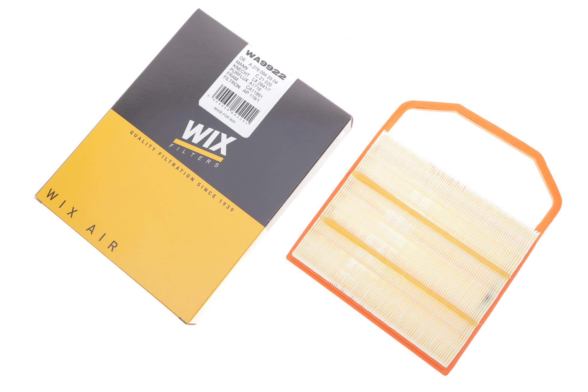 WA9922 WIX FILTERS